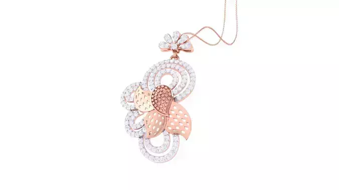 Women Pendant 3dm STL OBJ FBX Renders Details