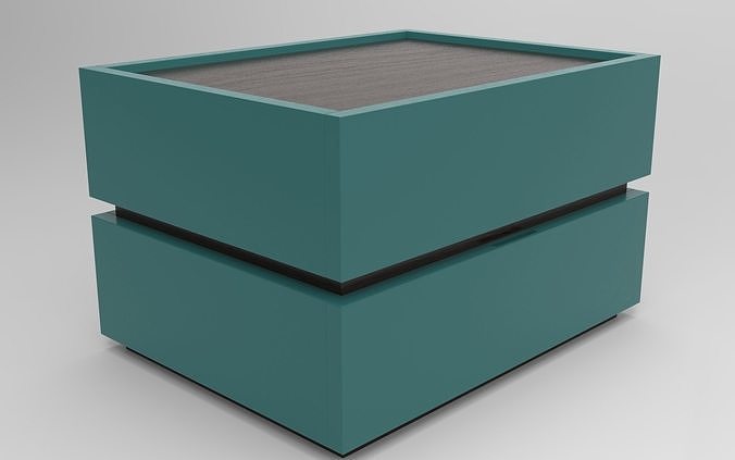 Bony Sideboard Low-poly 3D model