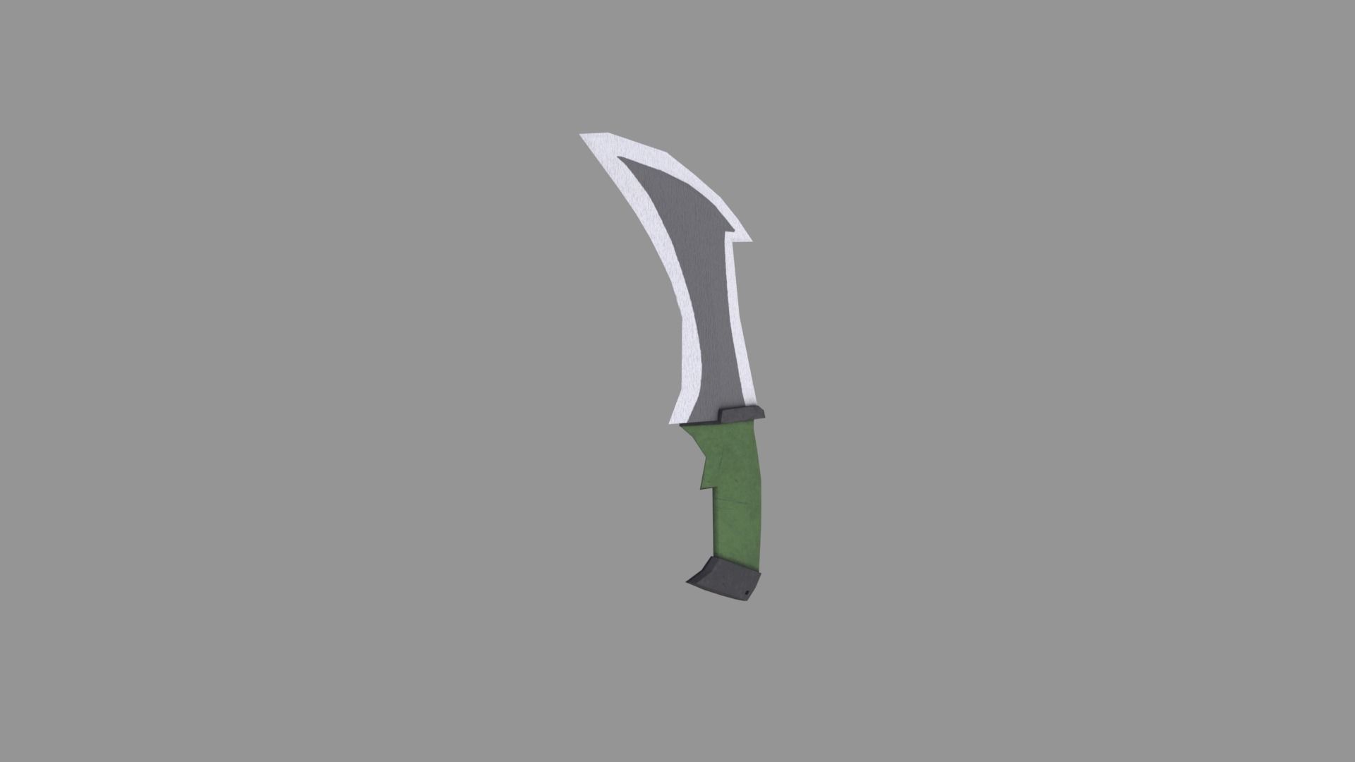 Low Poly Melee Weapons Pack  Low-poly 3D model_12