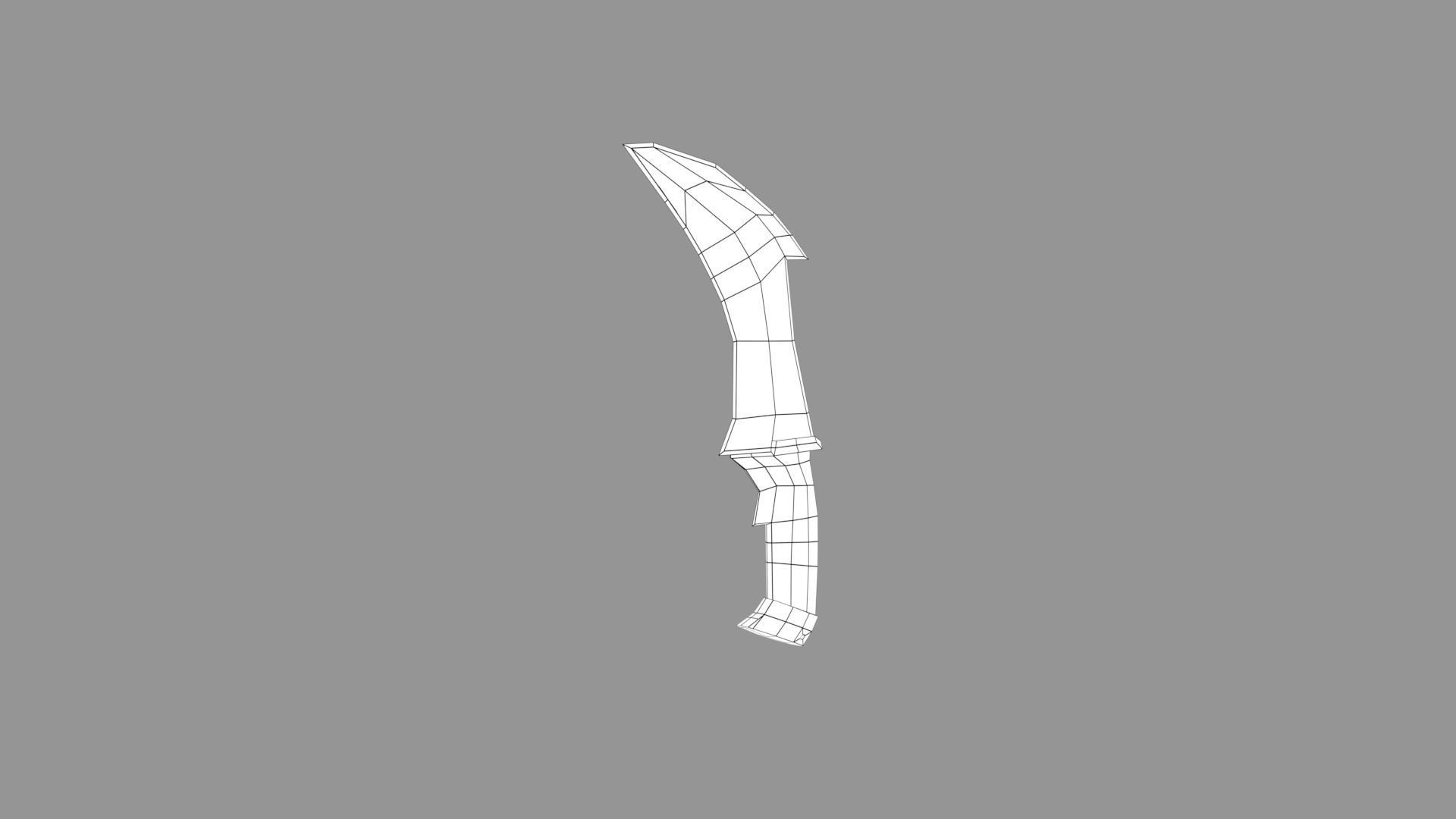 Low Poly Melee Weapons Pack  Low-poly 3D model_11
