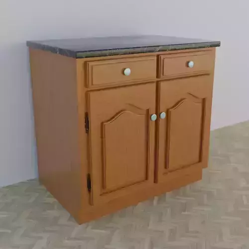 Kitchen Base Cabinet Vintage CL114