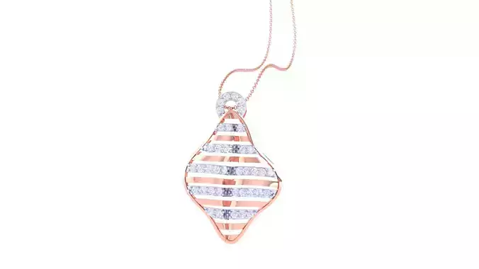 Women Pendant 3dm STL OBJ FBX Renders Details