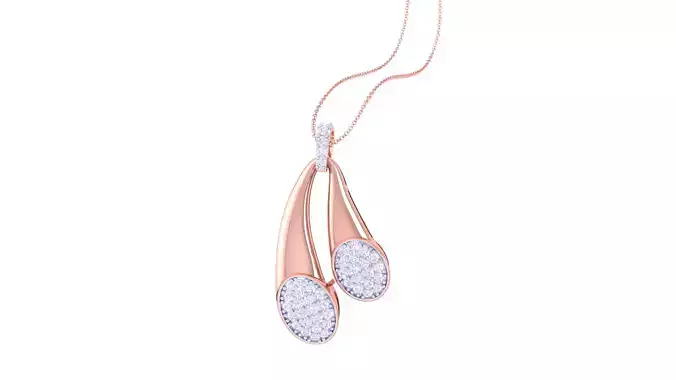 Women Pendant 3dm STL OBJ FBX Renders Details