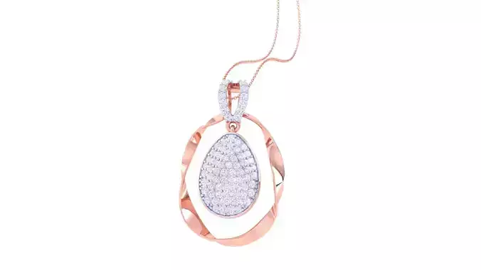 Women Pendant 3dm STL OBJ FBX Renders Details