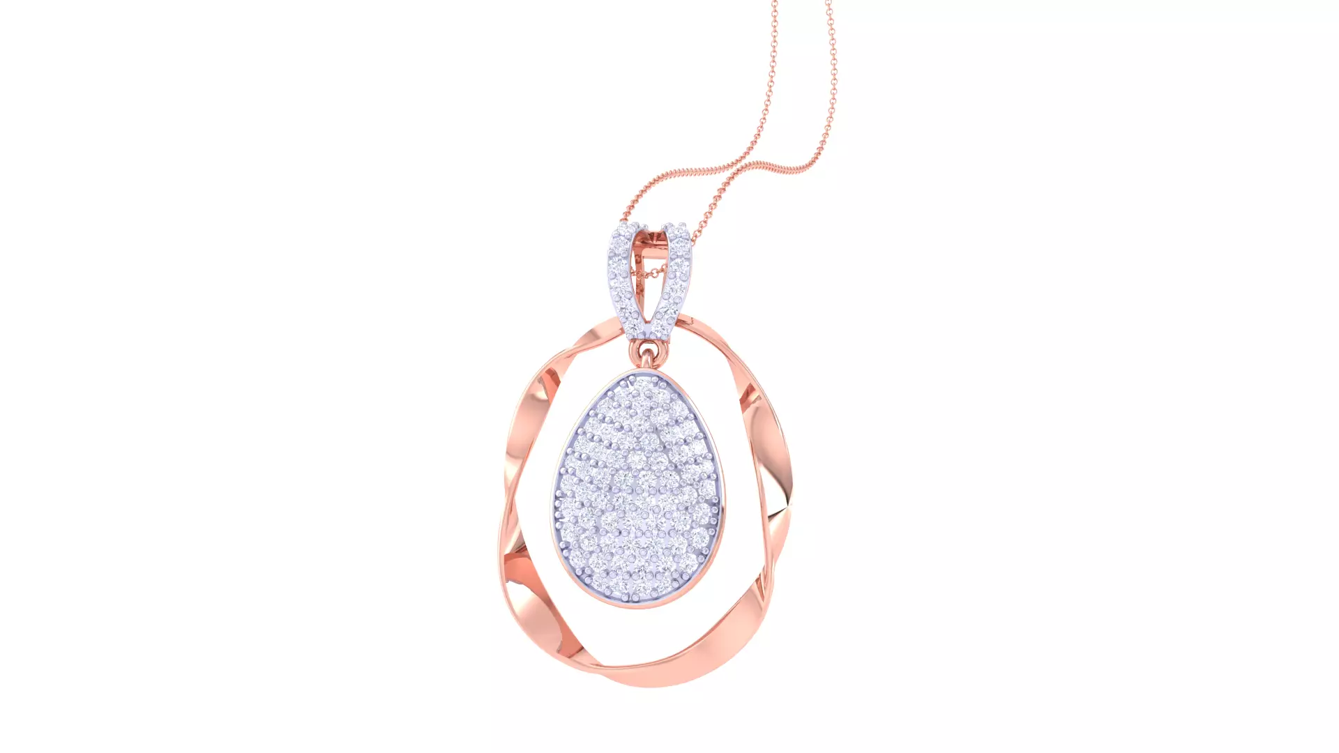 Women Pendant 3dm STL OBJ FBX Renders Details 3D print model_0