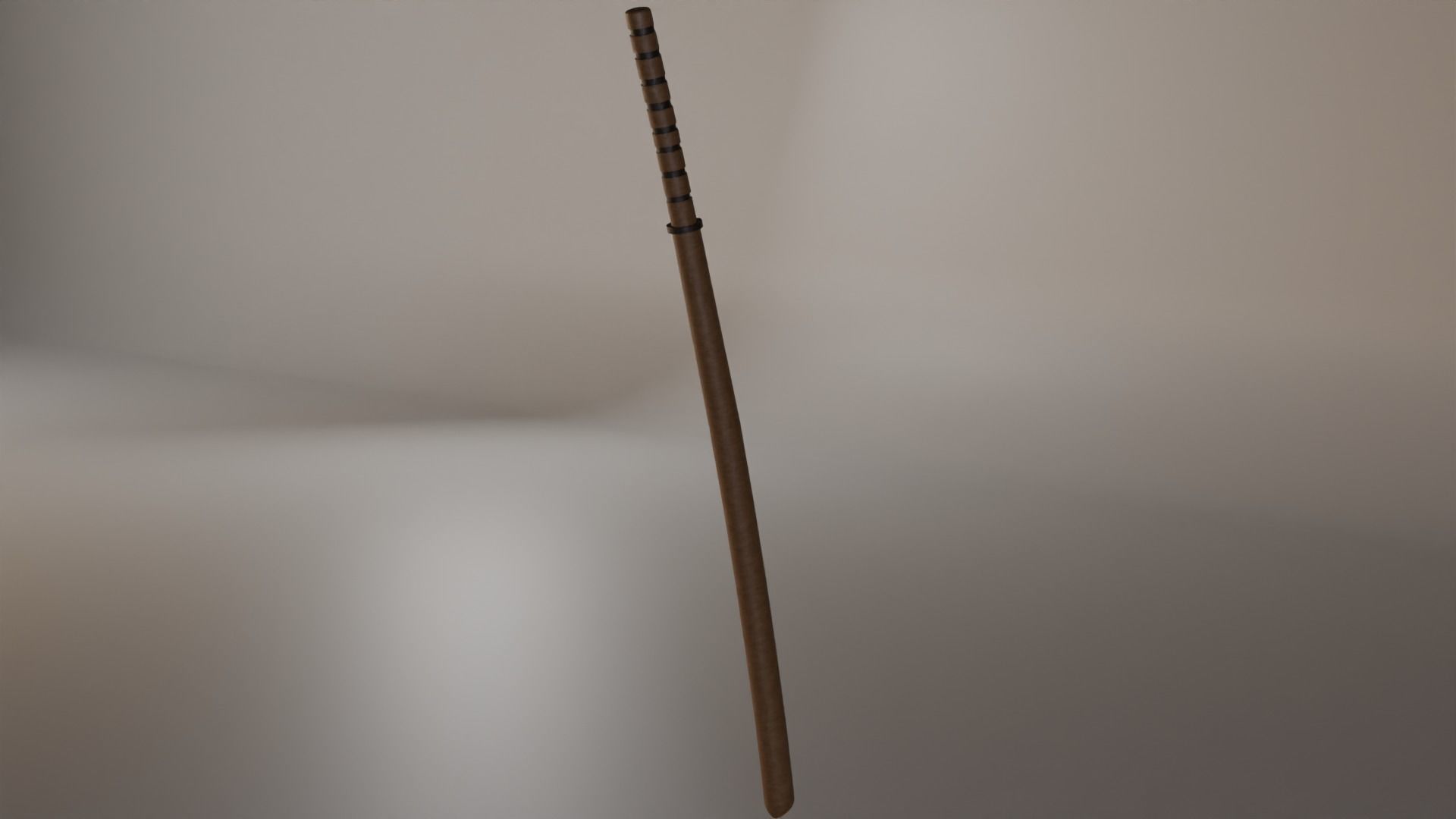 Bokken wand 3D model_5