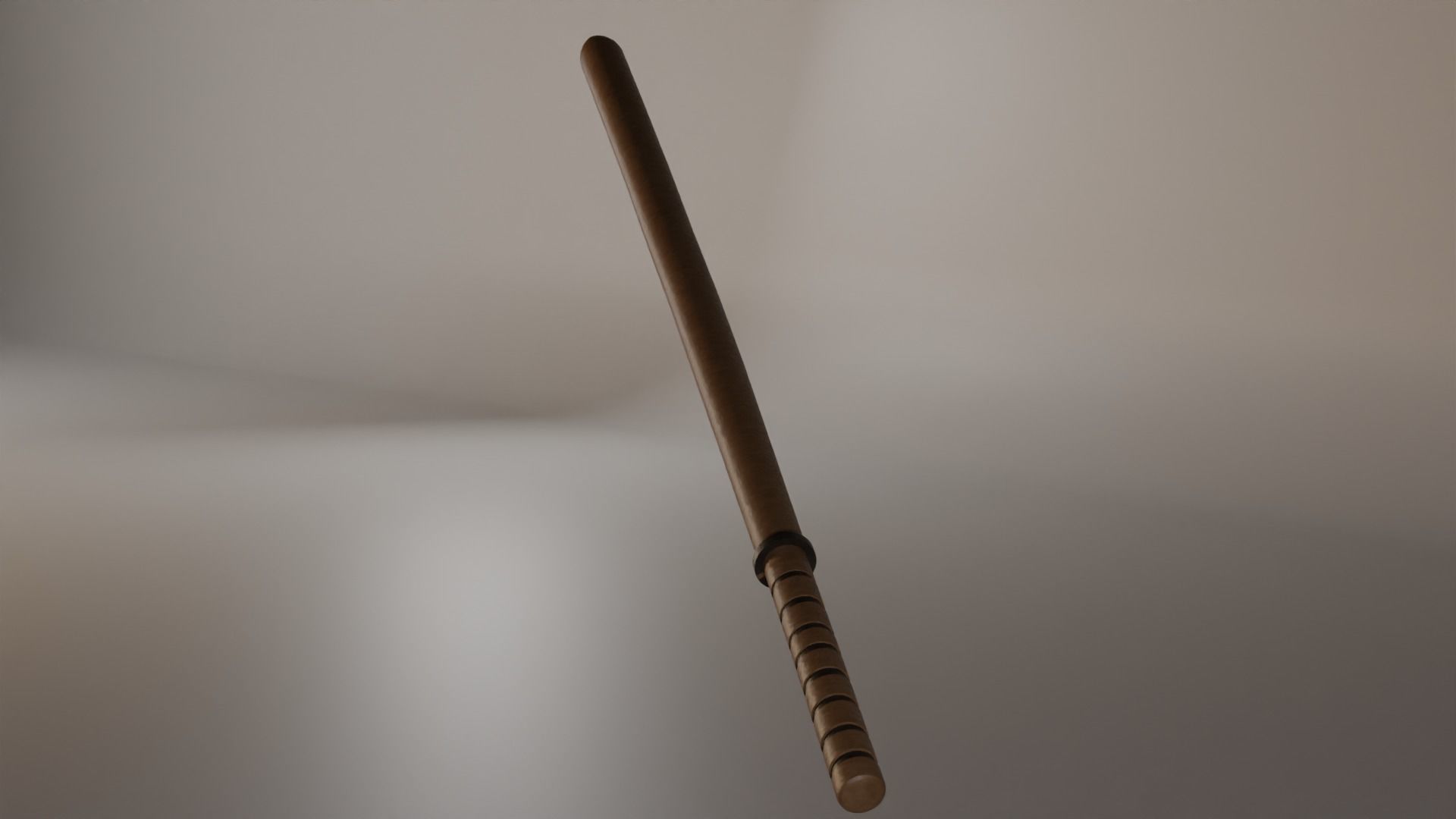 Bokken wand 3D model_3