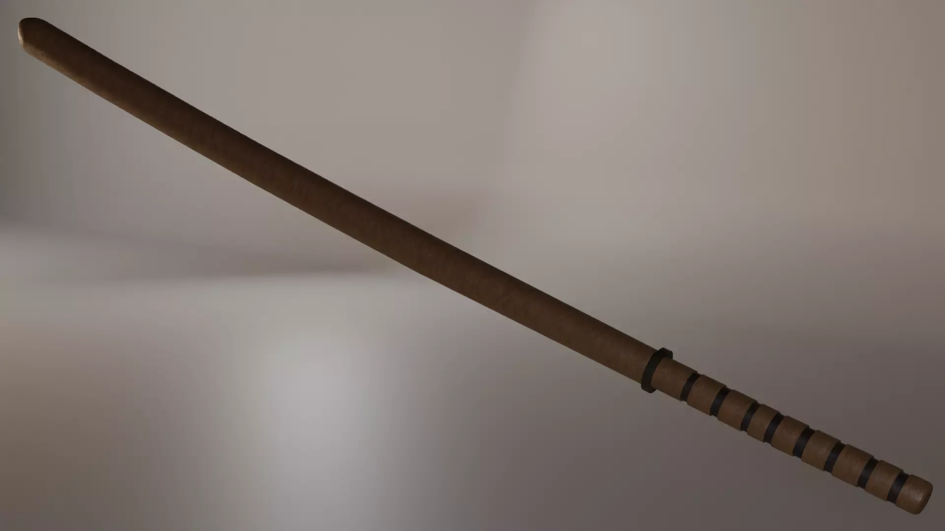 Bokken wand 3D model_0