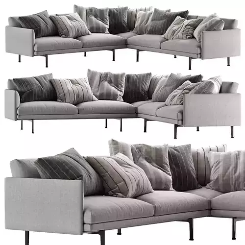 OUTLINE CORNER SOFA 3D model