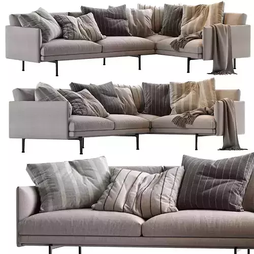 OUTLINE CORNER SOFA 3D model