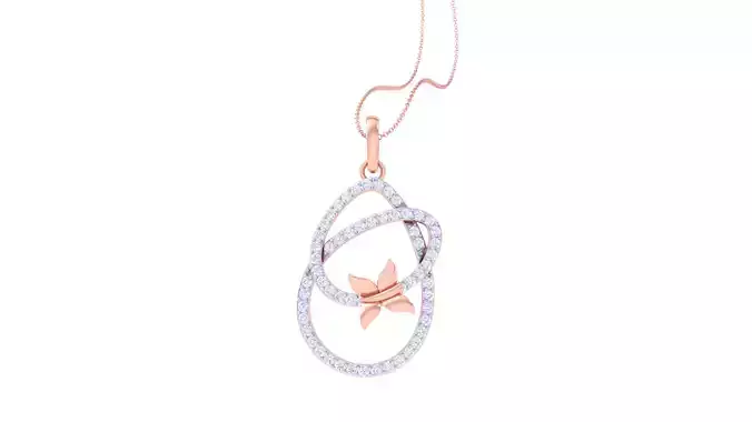 Women Pendant 3dm STL OBJ FBX Renders Details