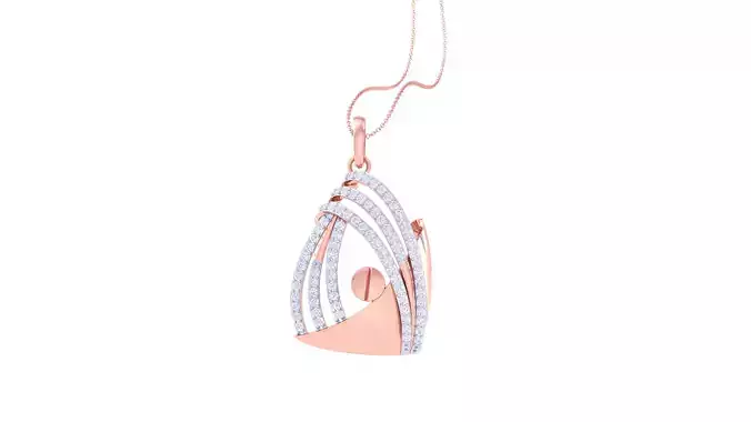 Women Pendant 3dm STL OBJ FBX Renders Details
