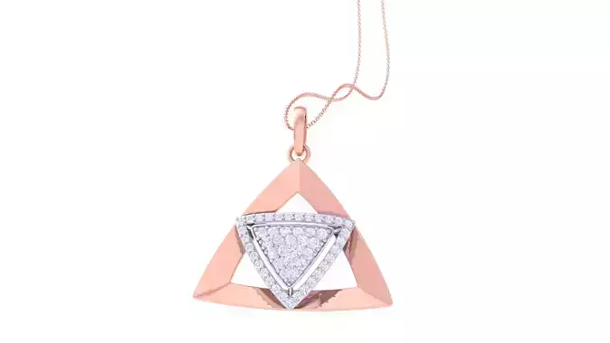 Women Pendant 3dm STL OBJ FBX Renders Details