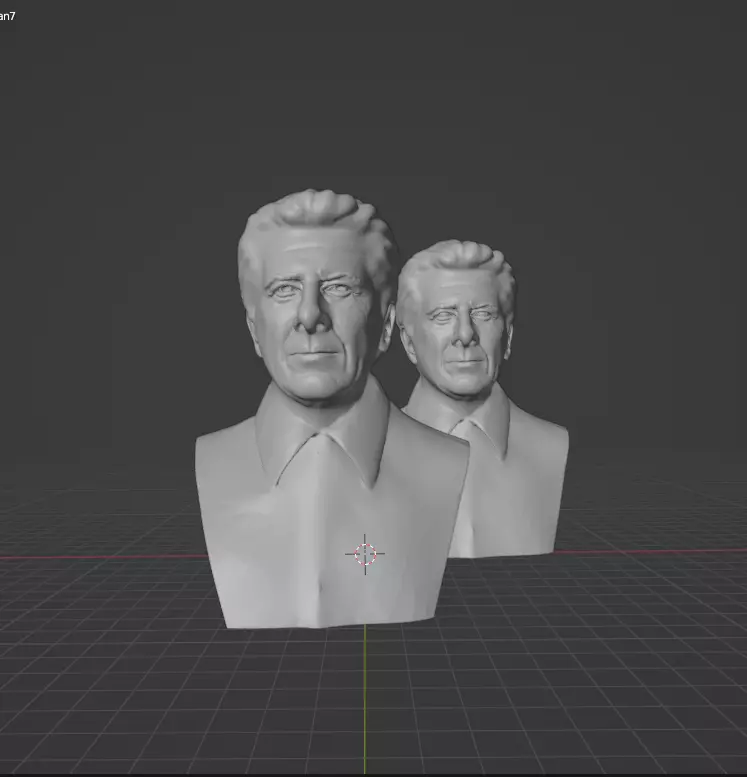 Dustin Hoffman 3D print model_0