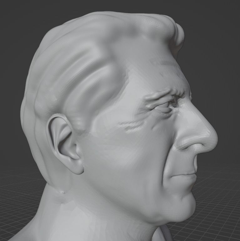 Dustin Hoffman 3D print model_9