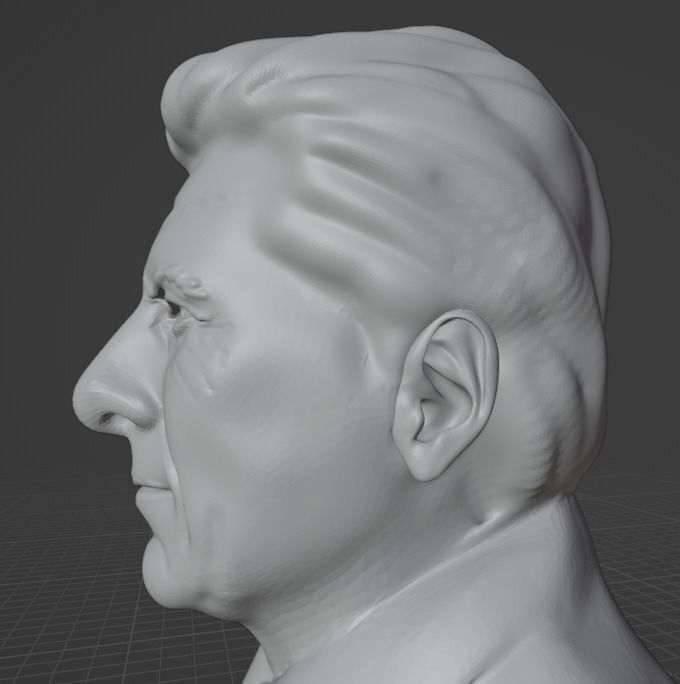 Dustin Hoffman 3D print model_6