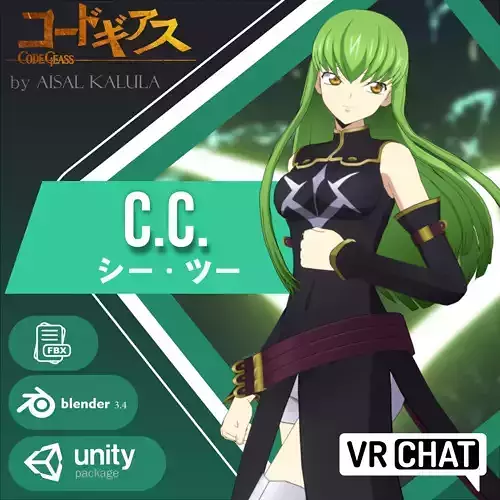VRChat Avatar - CC - CODE GEASS  Low-poly 3D model