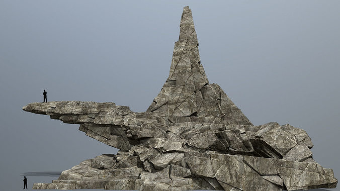 rocks rock Low-poly 3D model