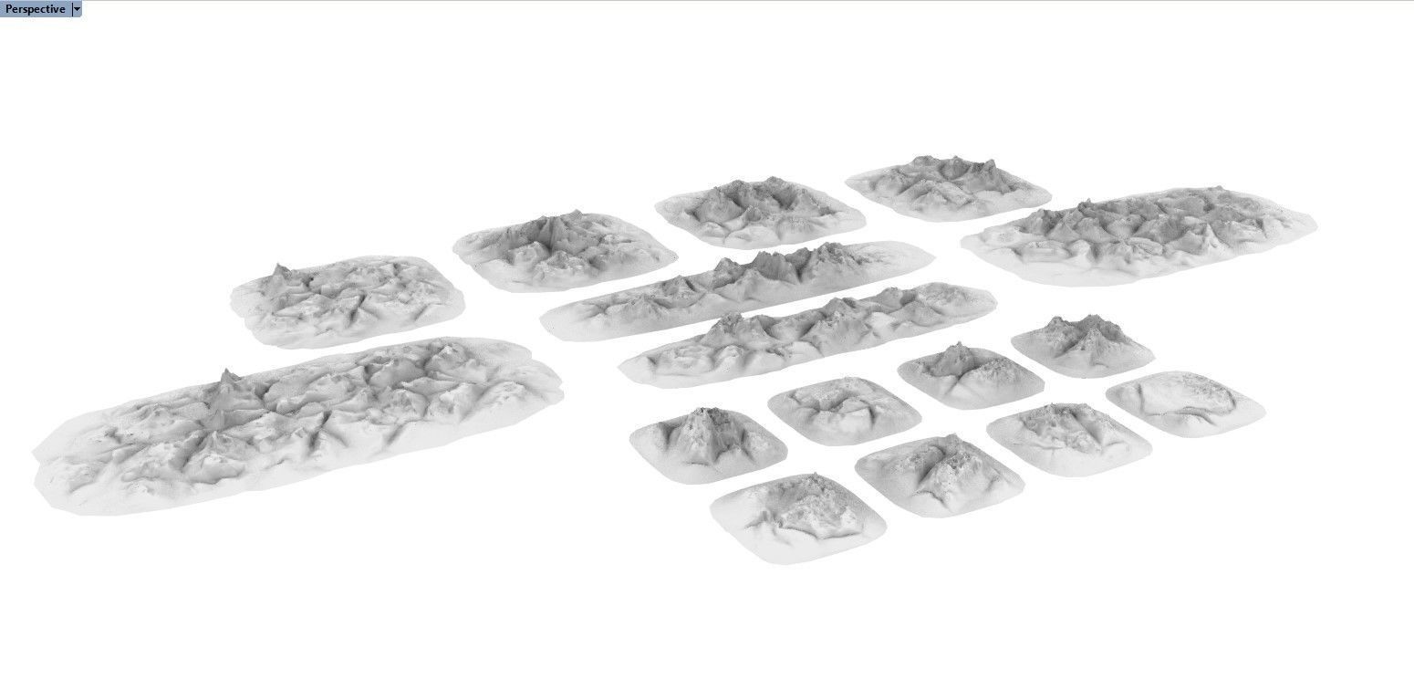 Cracked Hard Landscapes 3D print model_17