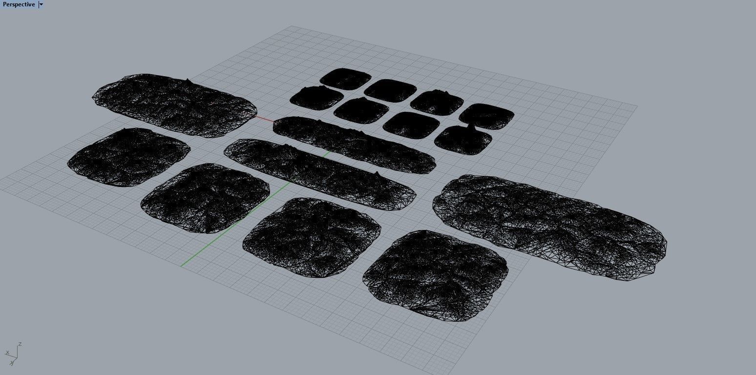 Cracked Hard Landscapes 3D print model_10