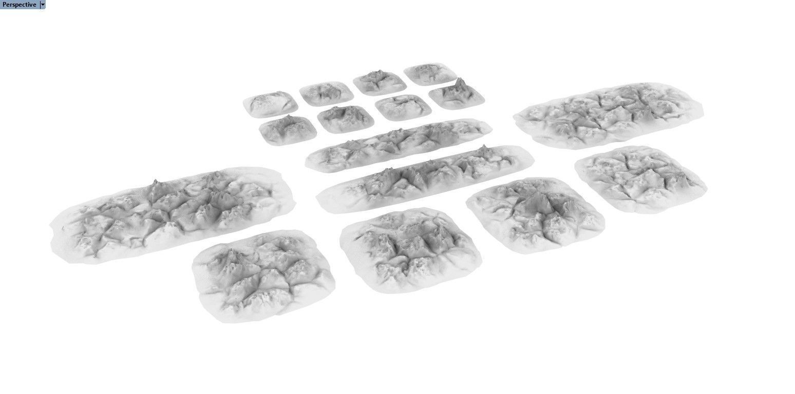 Cracked Hard Landscapes 3D print model_8