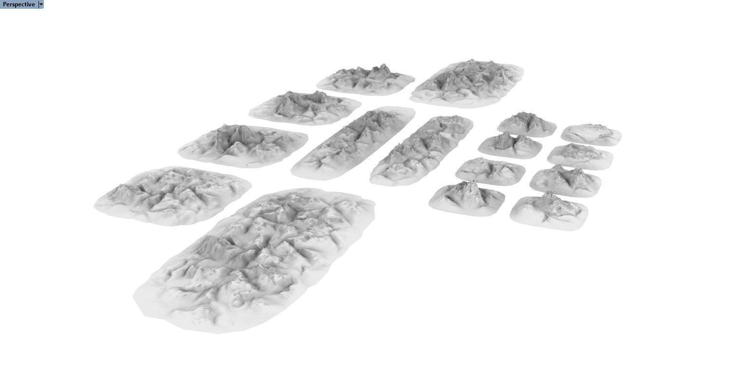 Cracked Hard Landscapes 3D print model_16