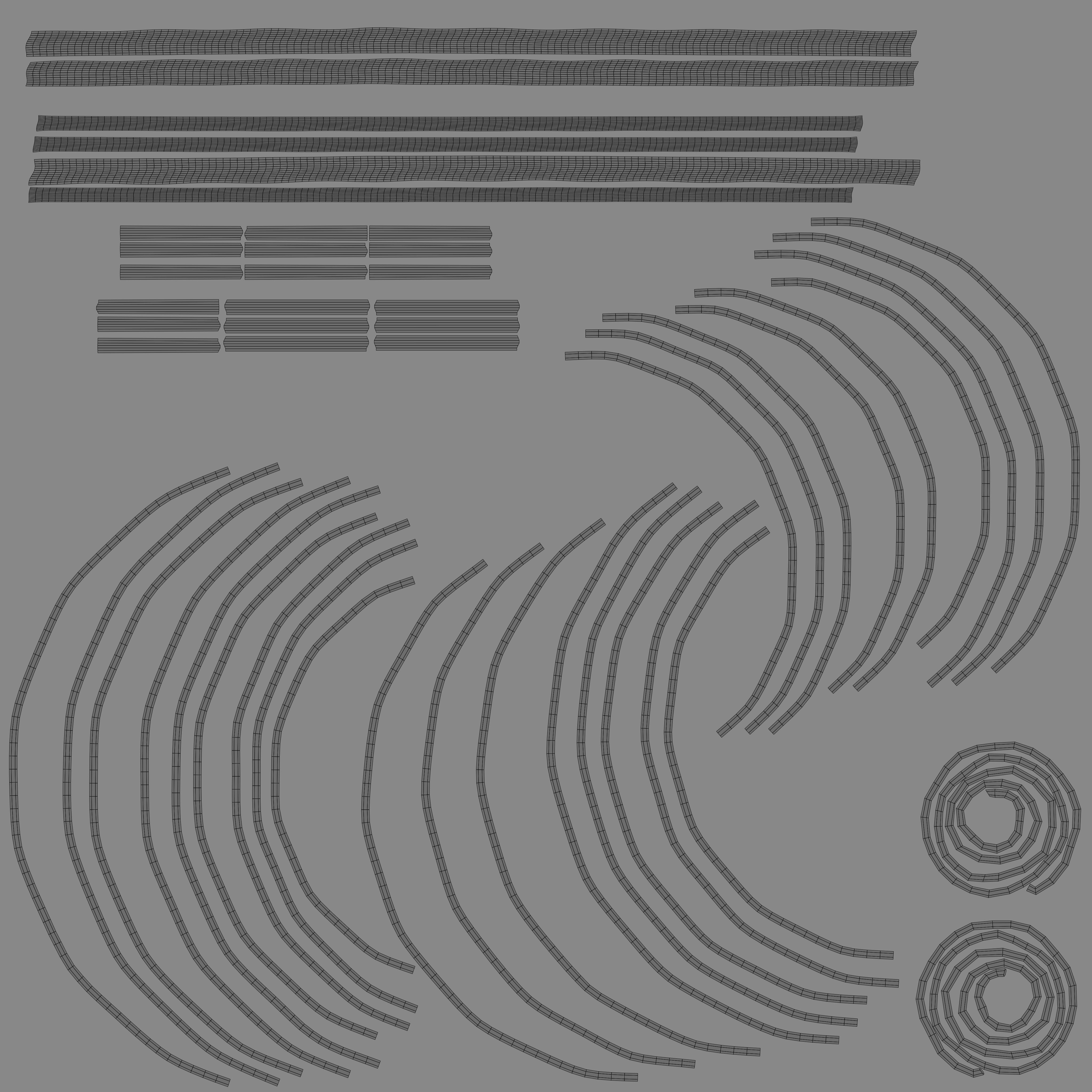 Easter White Basket with Eggs 3D model_16