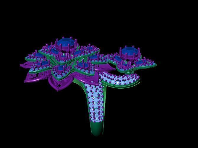 Rose Rings 3D print model_5