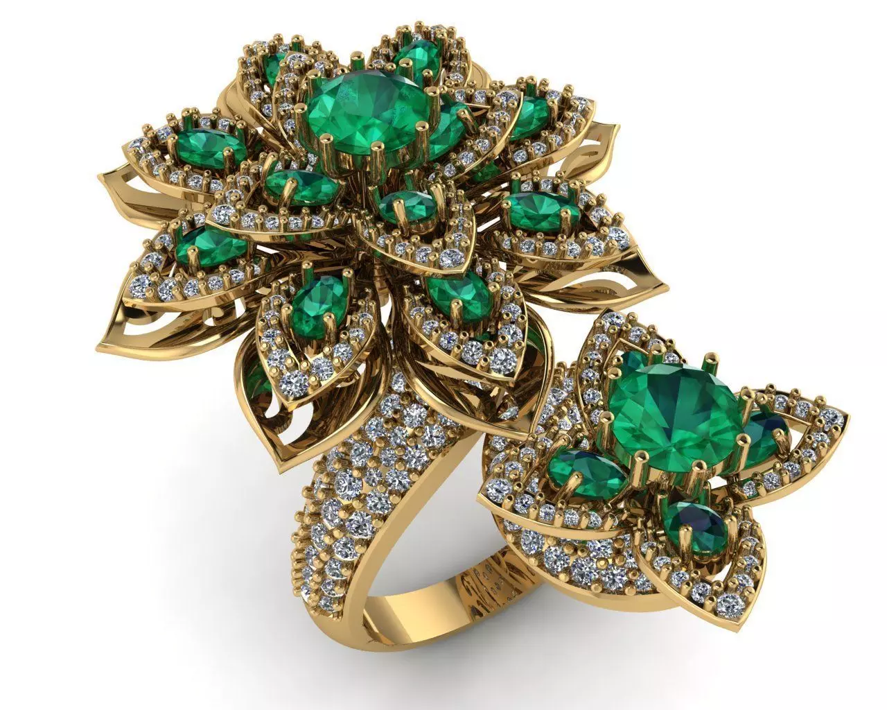 Rose Rings 3D print model_0