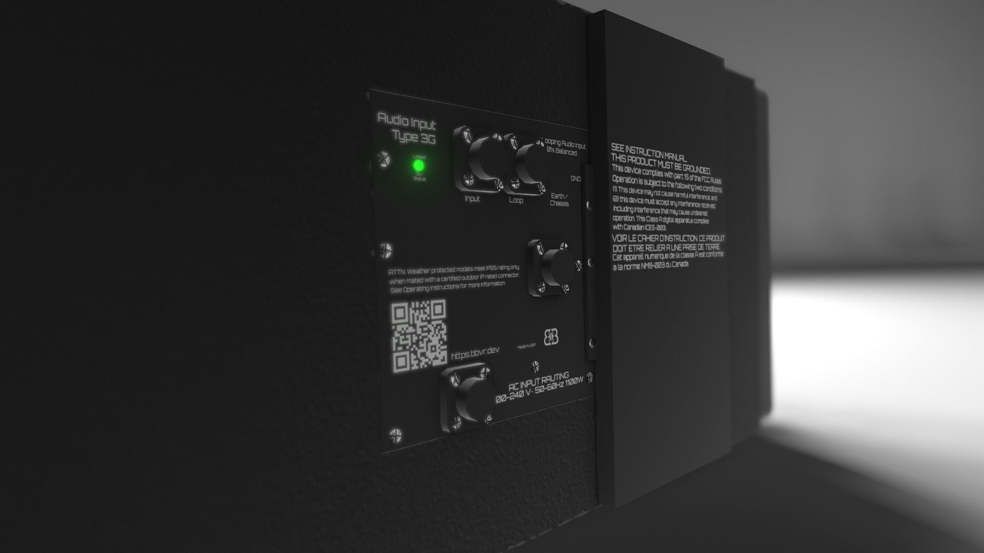 Banana Speakers V5 - BNN Panther Low-poly 3D model_2