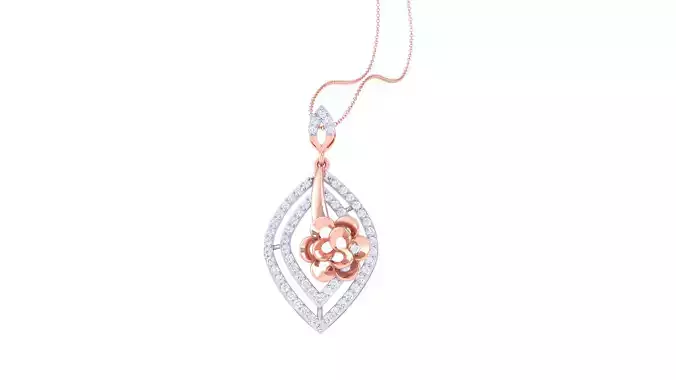 Women Pendant 3dm STL OBJ FBX Renders Details