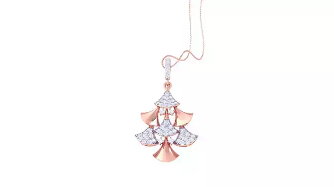 Women Pendant 3dm STL OBJ FBX Renders Details 3D print model