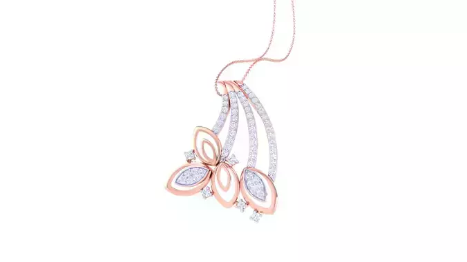 Women Pendant 3dm STL OBJ FBX Renders Details 3D print model