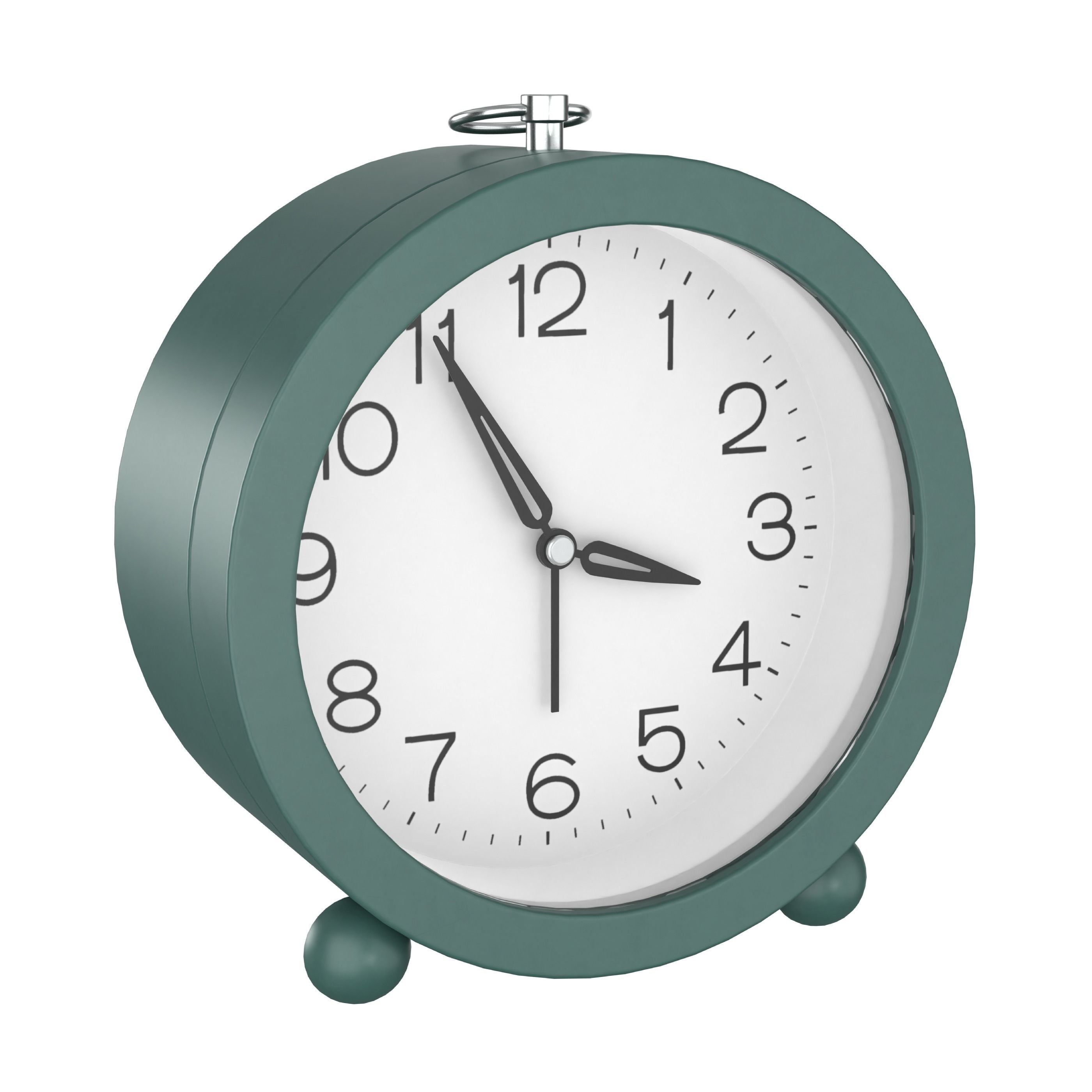Analogical Clock - 3 Colors Low-poly 3D model_1
