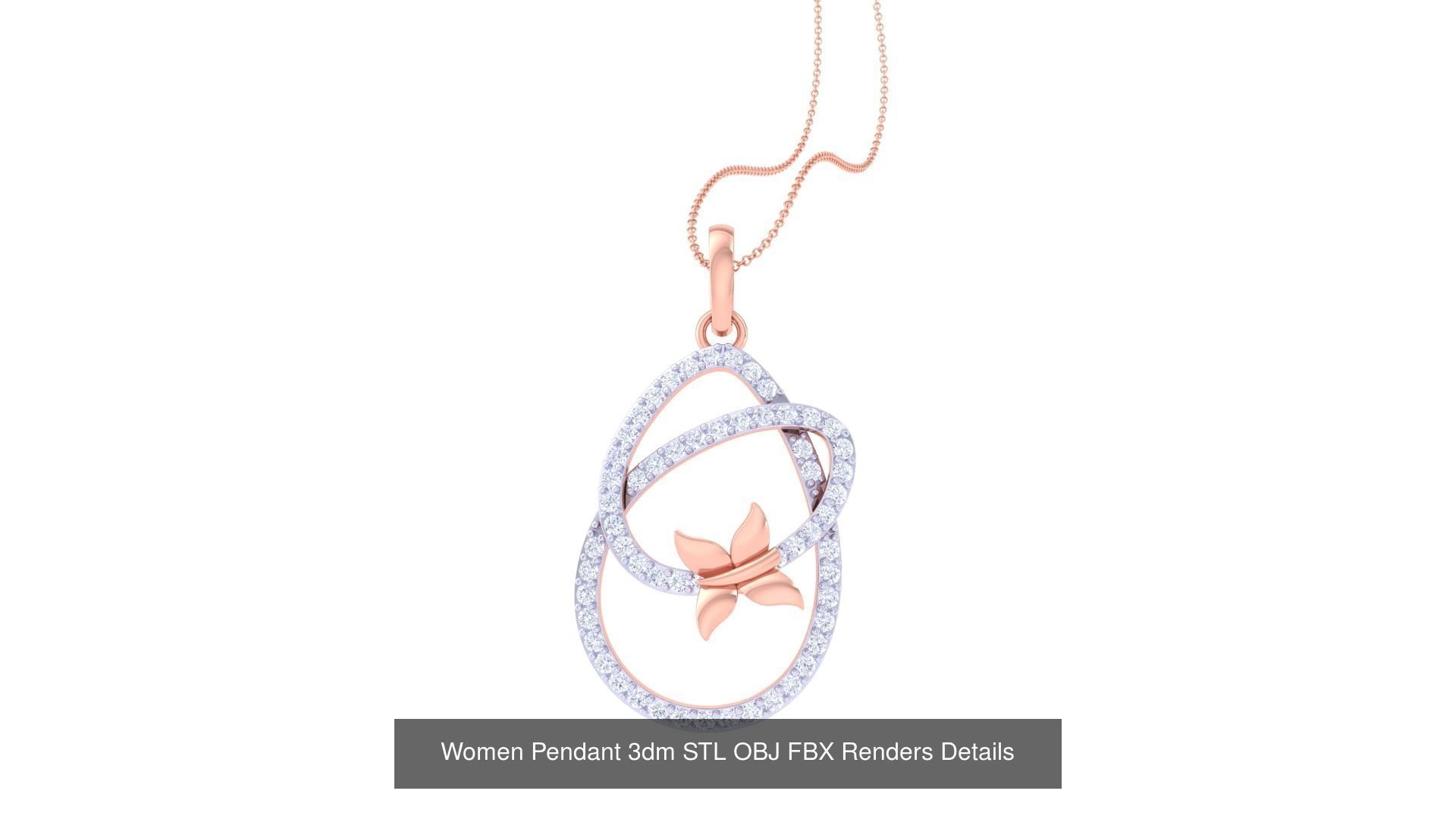 50 Women Pendant 3dm STL OBJ FBX Renders Details Collection _20