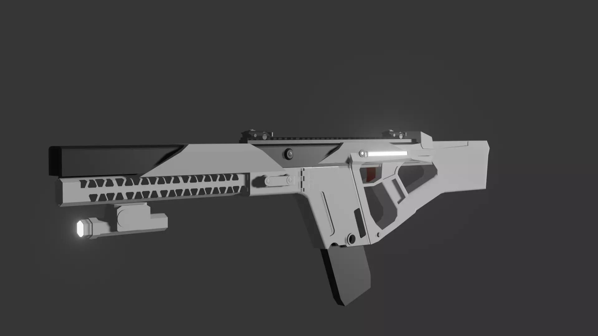 Gen IX Sci-Fi SMG Low-Poly Gun  Free low-poly 3D model_0