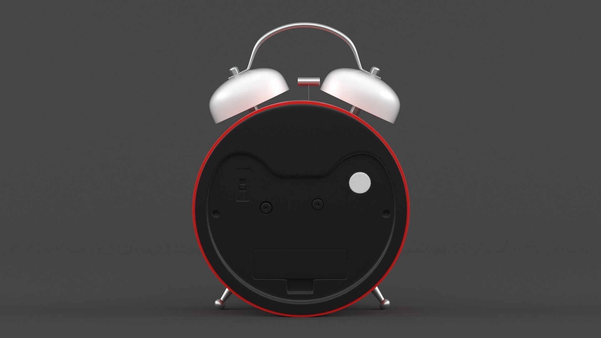 Analog Alarm Clock 3D model_4
