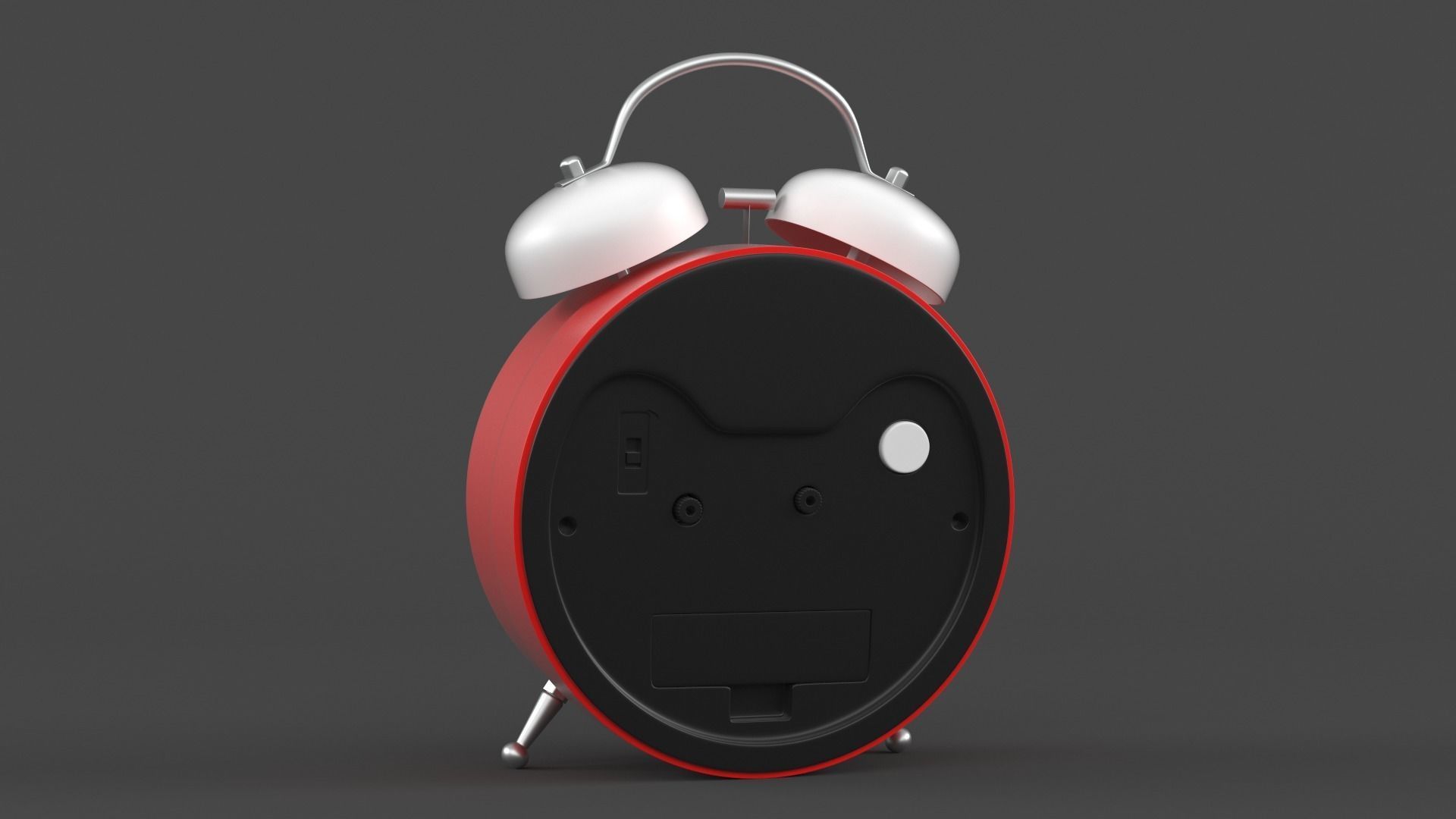 Analog Alarm Clock 3D model_3