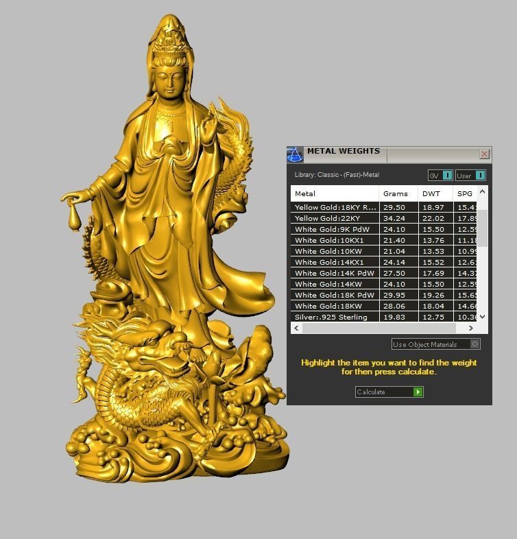 guanyin buddha china   3D print model_5