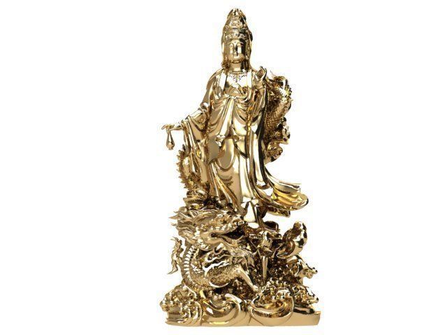 guanyin buddha china   3D print model_8