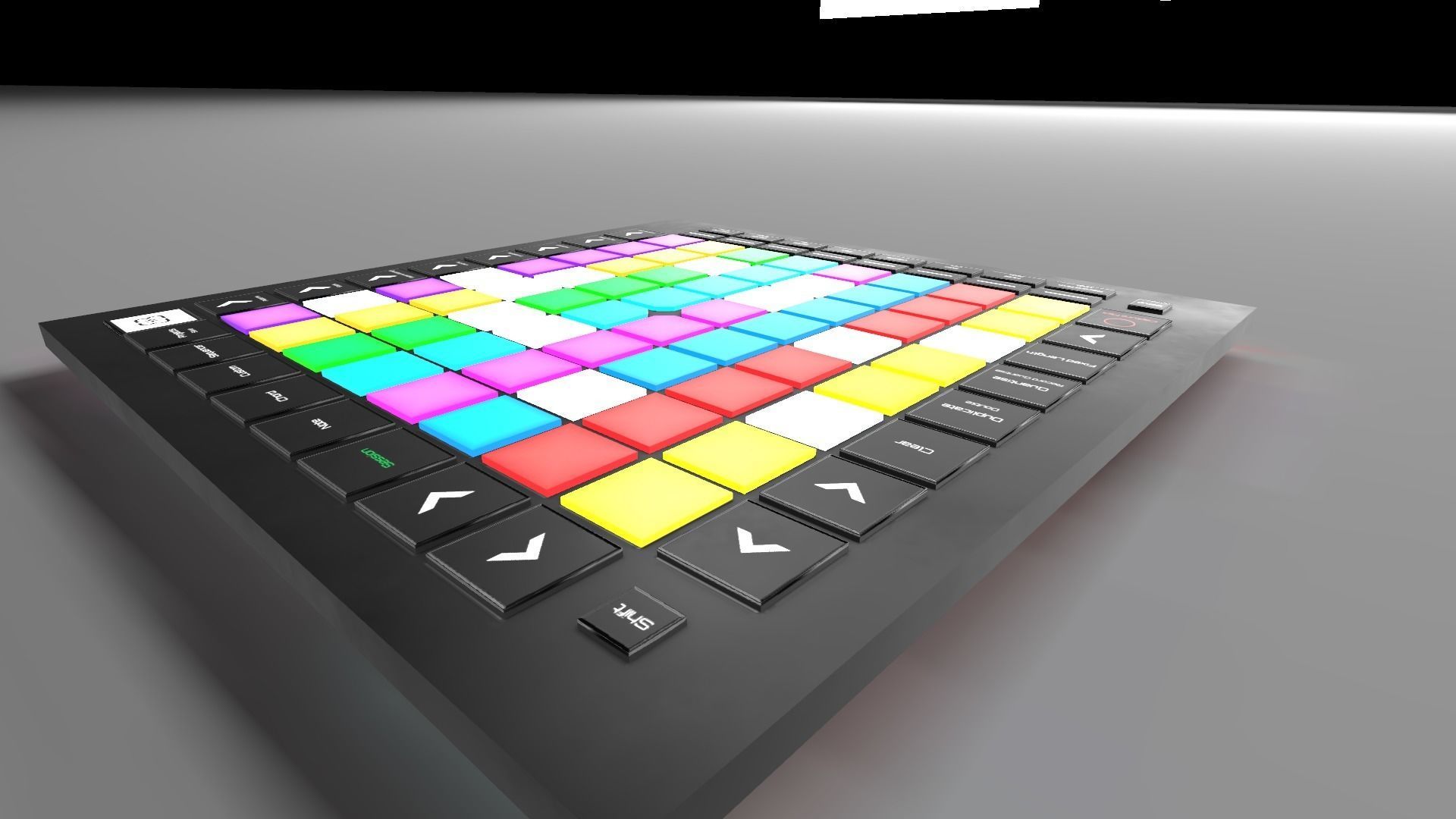 Banana BNN Launchpad Pro MK3 Low-poly 3D model_1