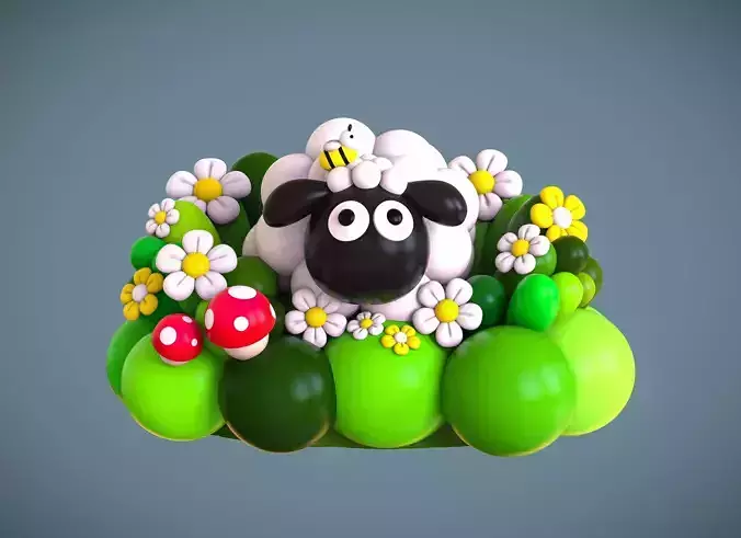 cute Sheep decor 3d print