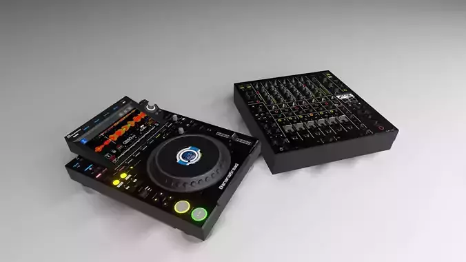 Banana CDJ-3000 and DJM-V10