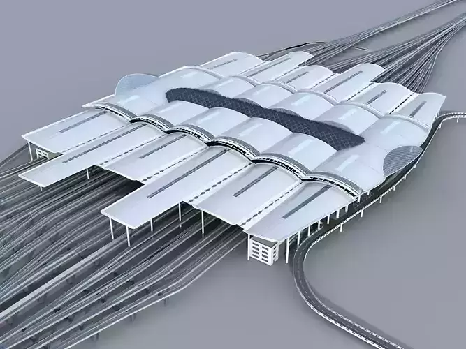 High-speed railway station 1 
