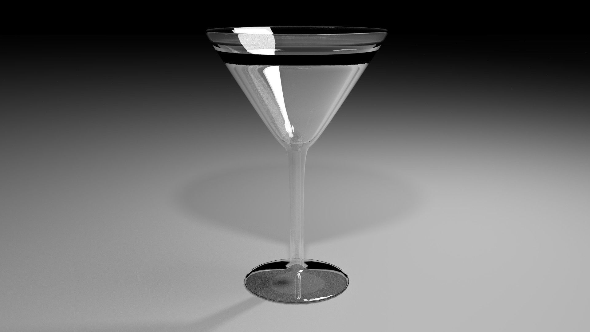Drinking Glass - Cocktail 3D model_1