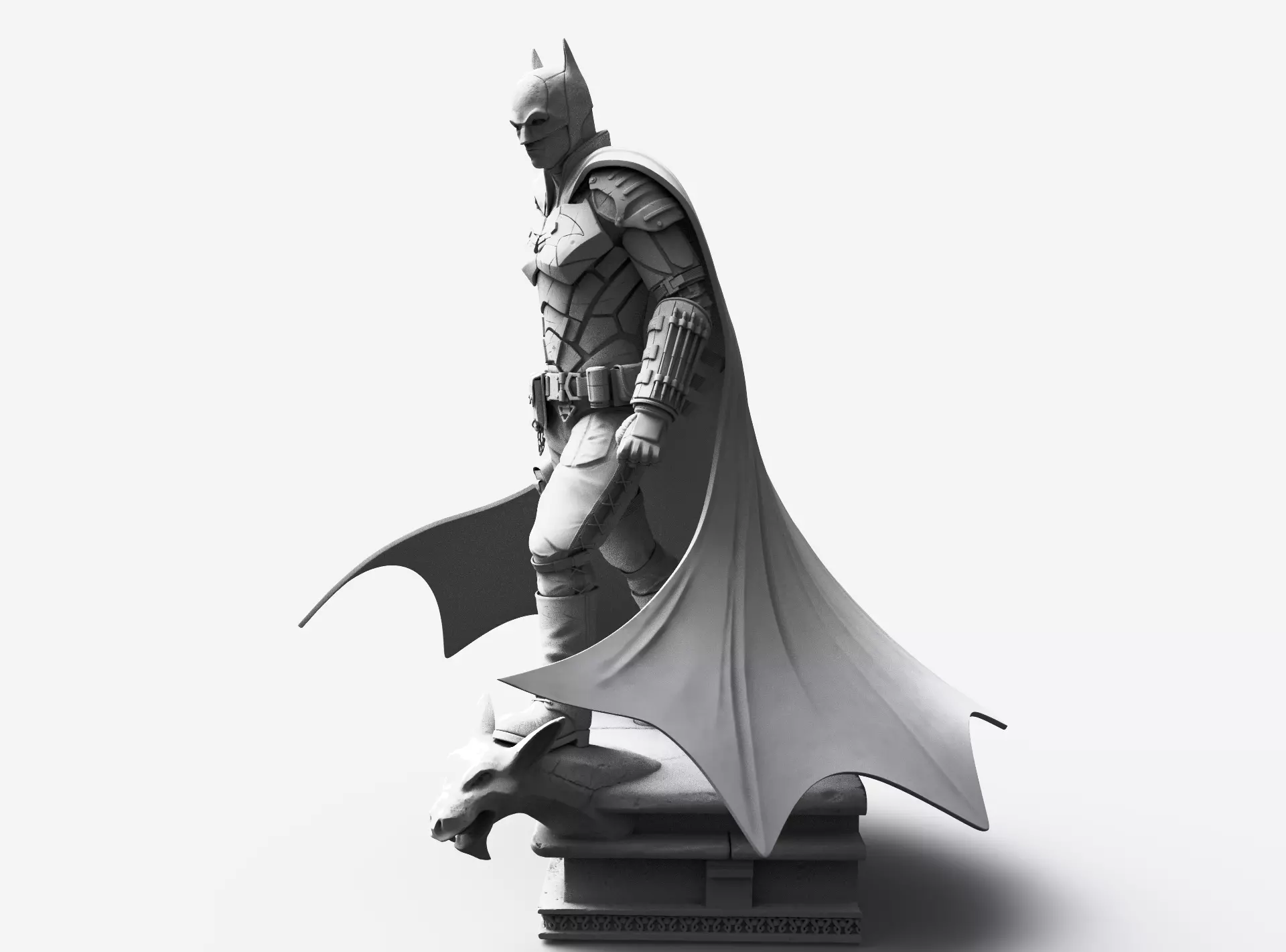 The Batman statue 3D print model