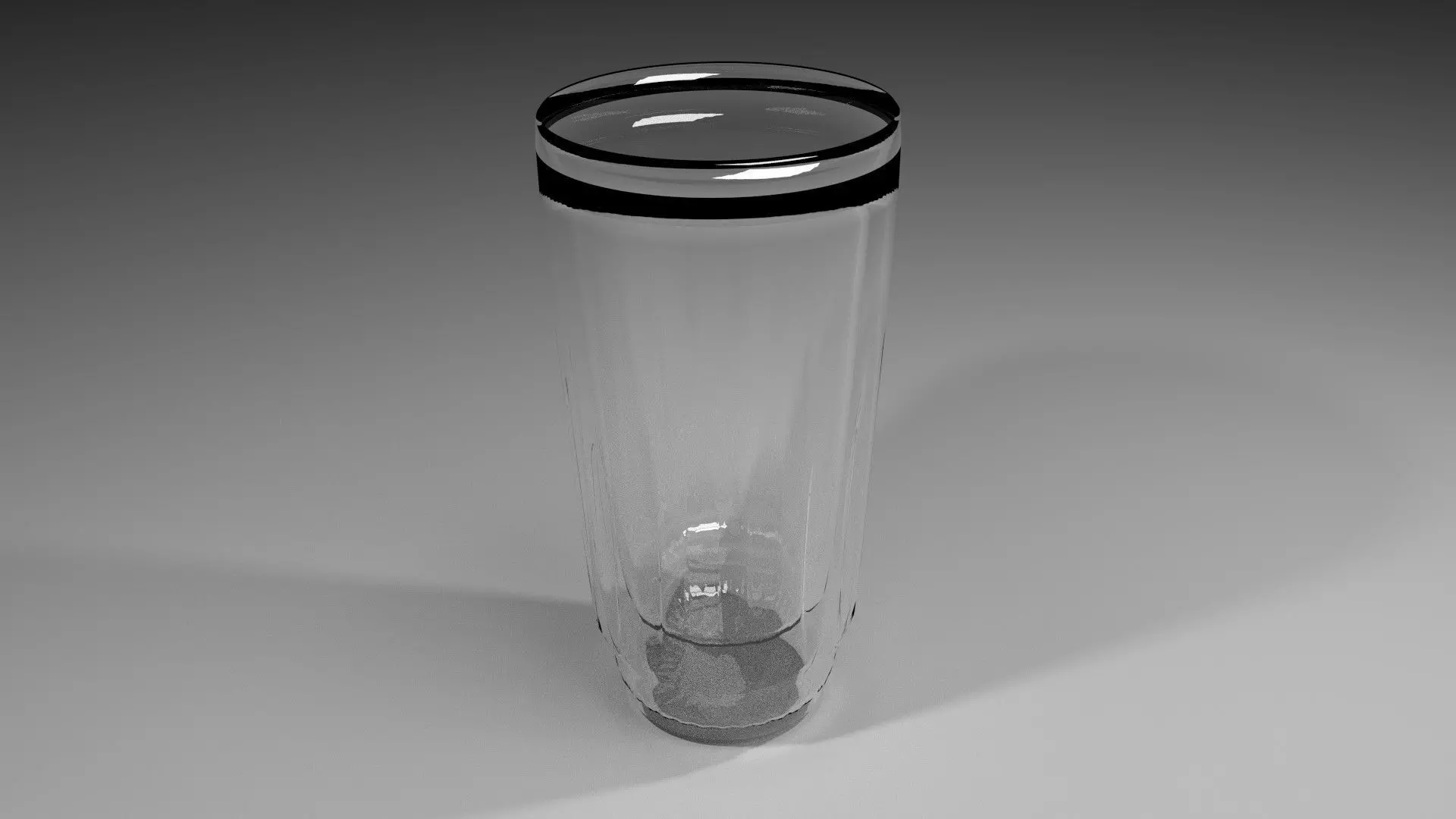 Drinking Glass - Cooler 3D model_0