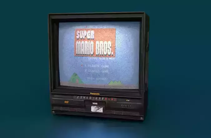 Old TV 3D model