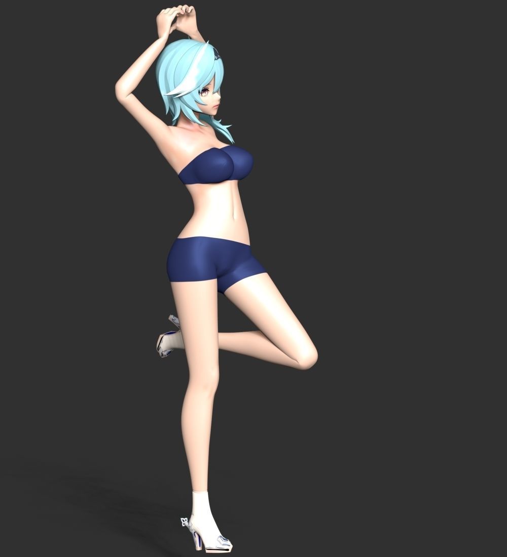 Eula - Genshin Impact 3D print model_15