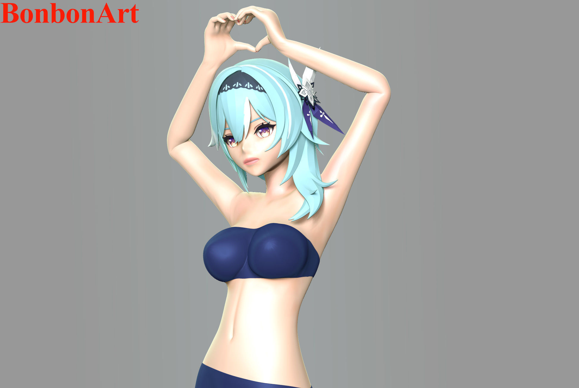 Eula - Genshin Impact 3D print model_25